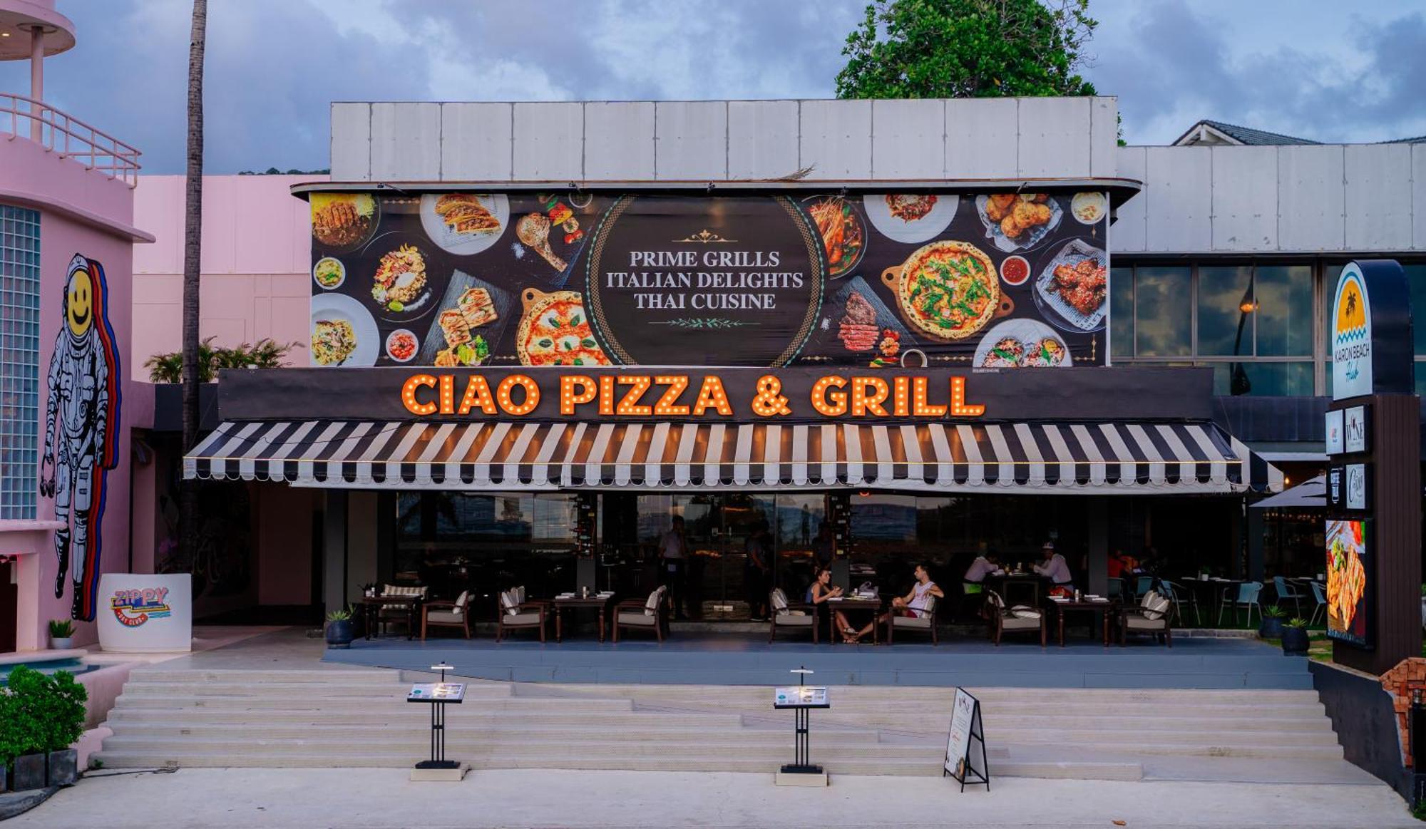 Thavorn Palm Beach Resort Phuket Karon Exterior foto Ciao Pizza & Grill